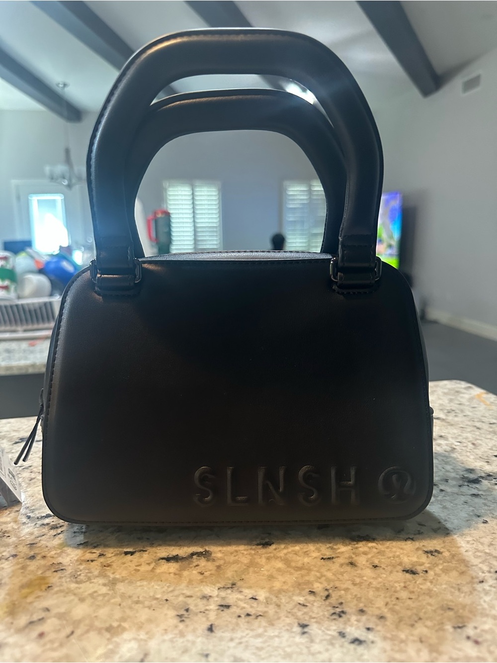 Lululemon Black Structured Top-Handle Women’s Bag